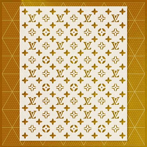 free printable Louis Vuitton template